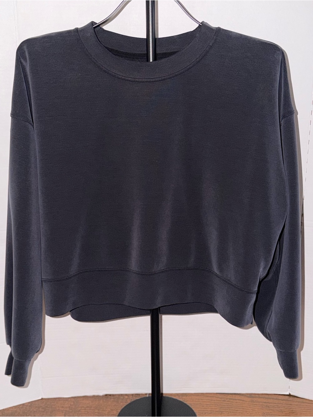 lululemon athletica Black Soft Stream Crewneck Sweatshirt